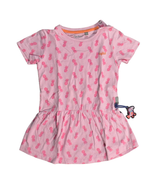 A Pink Short Sleeve Dresses from Sigikid in size 12-18M for girl. (Front View)