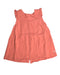 A Orange Sleeveless Dresses from Petit Bateau in size 12-18M for girl. (Front View)