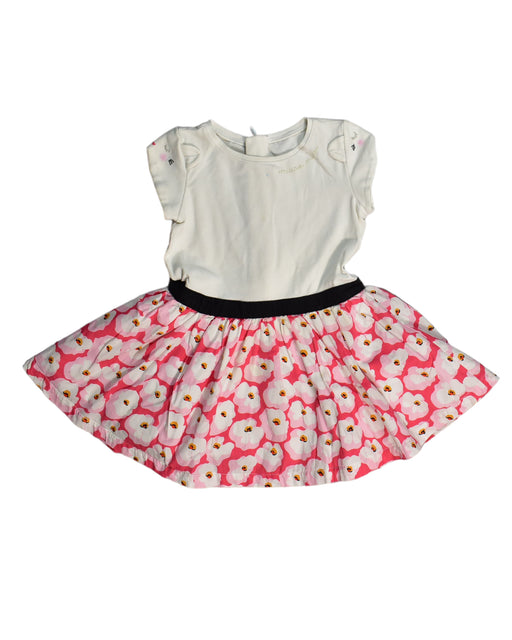 A White Short Sleeve Dresses from Catimini in size 2T for girl. (Front View)