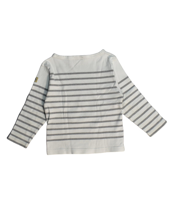 A White Long Sleeve Tops from Armor Lux in size 3T for neutral. (Back View)