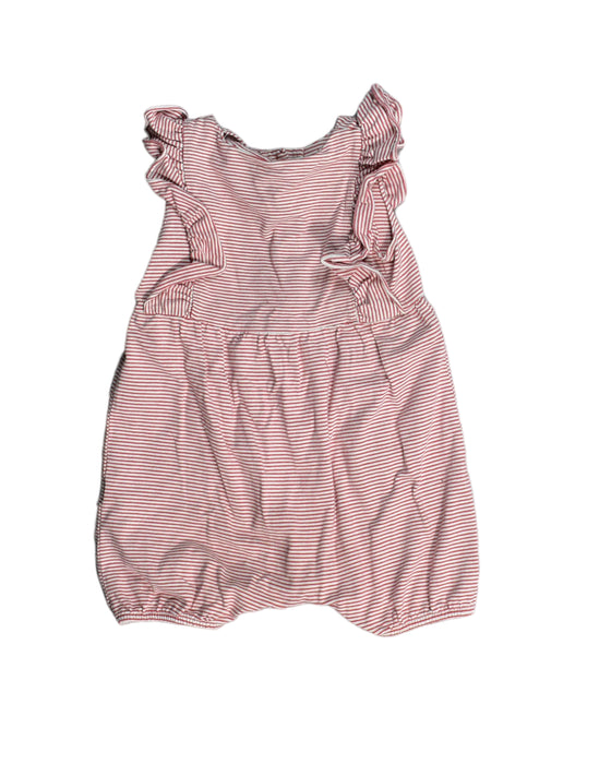A Pink Rompers from Chateau de Sable in size 0-3M for girl. (Back View)