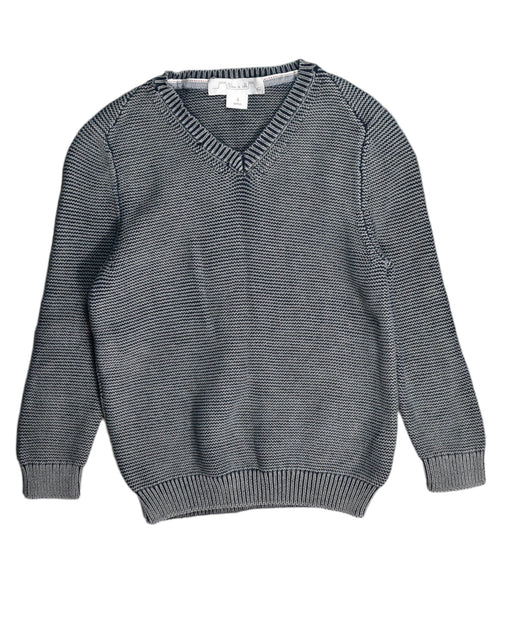 A Grey Knit Sweaters from Chateau de Sable in size 4T for boy. (Front View)