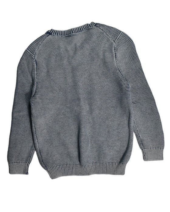 A Grey Knit Sweaters from Chateau de Sable in size 4T for boy. (Back View)