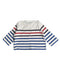 A White Long Sleeve Tops from Petit Bateau in size 0-3M for boy. (Back View)
