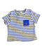 A White Short Sleeve Tops from Petit Bateau in size 0-3M for boy. (Front View)