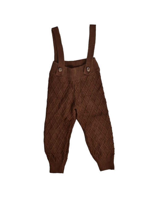 A Brown Long Overalls from Jamie Kay in size 6-12M for boy. (Front View)