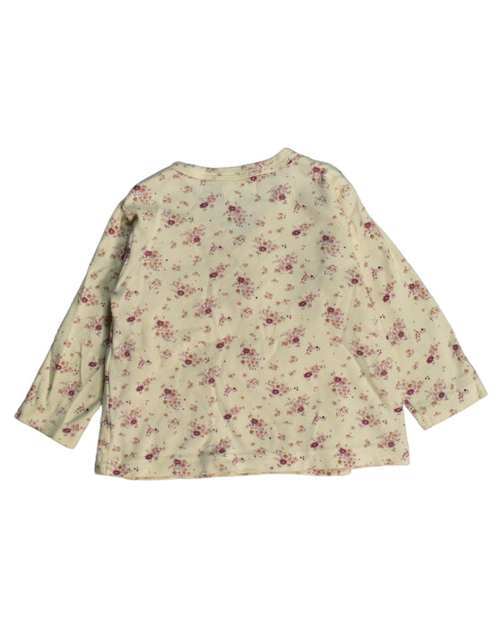 A Ivory Long Sleeve Tops from Jamie Kay in size 6-12M for girl. (Back View)