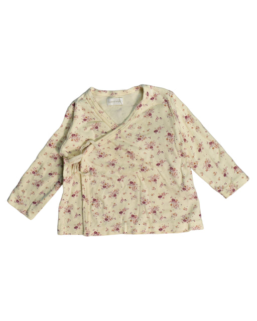 A Ivory Long Sleeve Tops from Jamie Kay in size 6-12M for girl. (Front View)