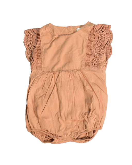 A Orange Bodysuits from Jamie Kay in size 6-12M for girl. (Front View)