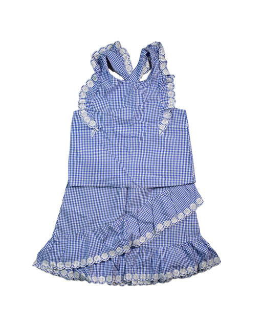 A Blue Skirt Sets from Gingersnaps in size 14Y for girl. (Front View)