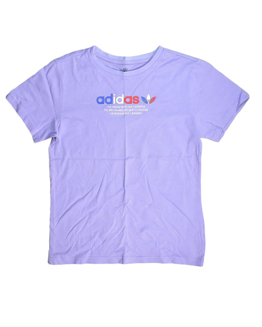 A Purple T Shirts from Adidas in size 14Y for neutral. (Front View)