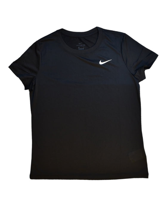 A Black Short Sleeve Tops from Nike in size L for girl. (Front View)