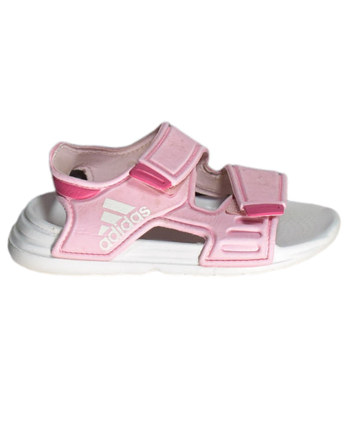 A Pink Sandals from Adidas in size 18-24M for girl. (Front View)