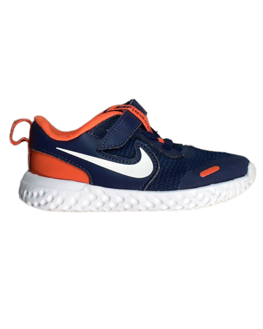A Blue Sneakers from Nike in size 3T for boy. (Front View)