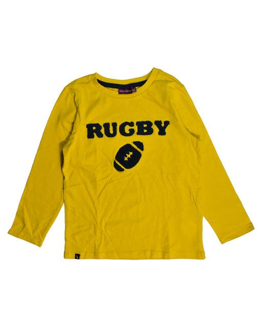A Yellow Long Sleeve Tops from Sergent Major in size 6T for boy. (Front View)