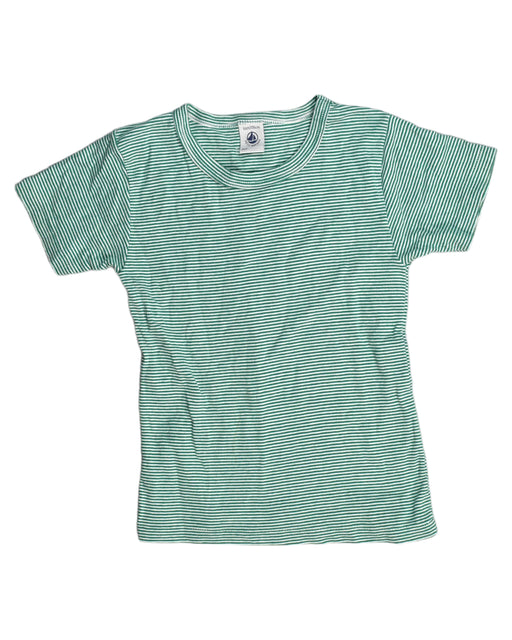 A Green Short Sleeve Tops from Petit Bateau in size 6T for boy. (Front View)