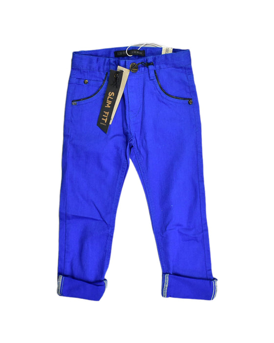 A Blue Jeans from IKKS in size 4T for boy. (Front View)