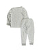 A White Pyjama Sets from Petit Bateau in size 4T for boy. (Back View)