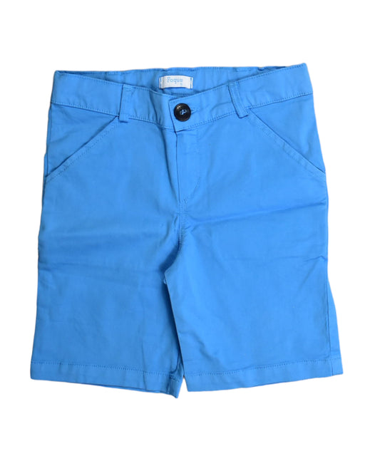 A Blue Shorts from Foque in size 5T for boy. (Front View)