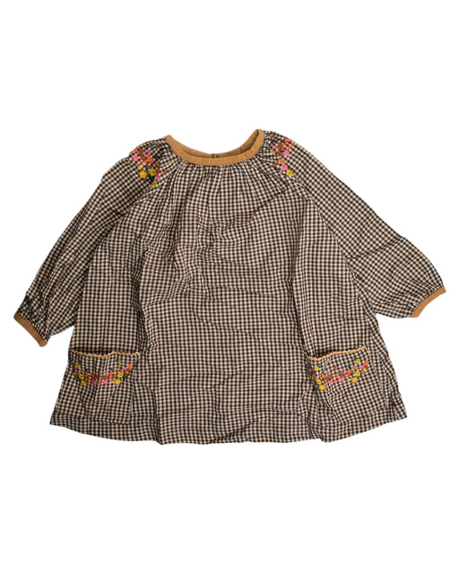 A Brown Long Sleeve Dresses from Caramel Baby & Child in size 2T for girl. (Front View)