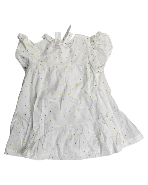 A White Short Sleeve Dresses from Laranjinha in size 18-24M for girl. (Front View)