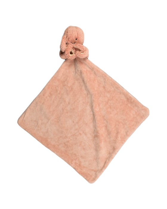 A Orange Blankets from Jellycat in size O/S for neutral. (Back View)