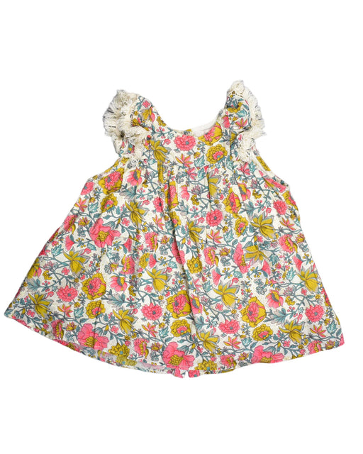 A White Sleeveless Dresses from Louise Misha in size 18-24M for girl. (Front View)