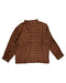 A Brown Shirts from Dannie and Lilou in size 5T for boy. (Back View)