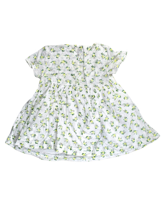 A White Short Sleeve Dresses from Bout'Chou in size 18-24M for girl. (Back View)