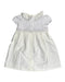 A White Sleeveless Dresses from Patachou in size 18-24M for girl. (Back View)