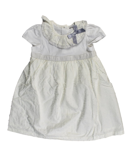 A White Sleeveless Dresses from Patachou in size 18-24M for girl. (Front View)