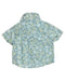 A Blue Short Sleeve Shirts from Piping Hot in size 6-12M for boy. (Back View)
