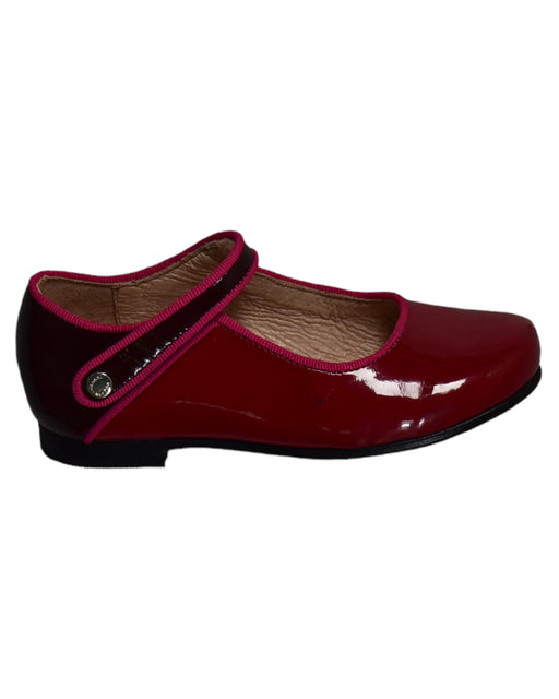 A Red Flats from Jacadi in size 3T for girl. (Front View)