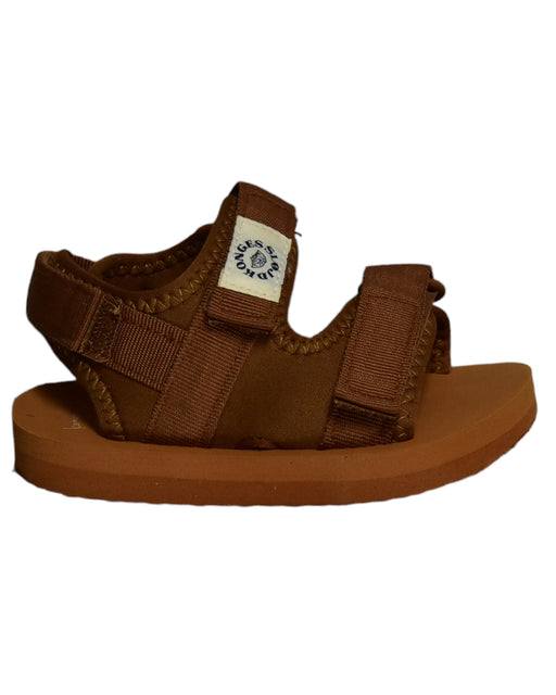 A Brown Sandals from Konges Sløjd in size 3T for boy. (Front View)