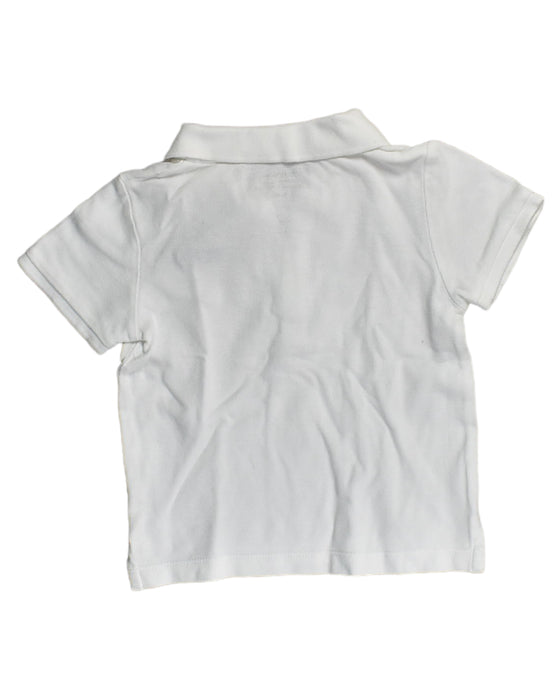 A White Short Sleeve Polos from Bout'Chou in size 18-24M for boy. (Back View)
