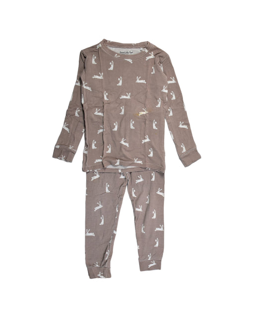A Grey Pyjama Sets from Brave Little Ones in size 4T for boy. (Front View)