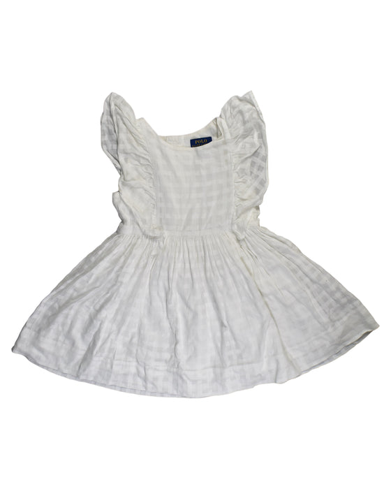 A White Sleeveless Dresses from Polo Ralph Lauren in size 3T for girl. (Front View)