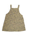A Gold Overall Dresses from Seed in size 4T for girl. (Back View)