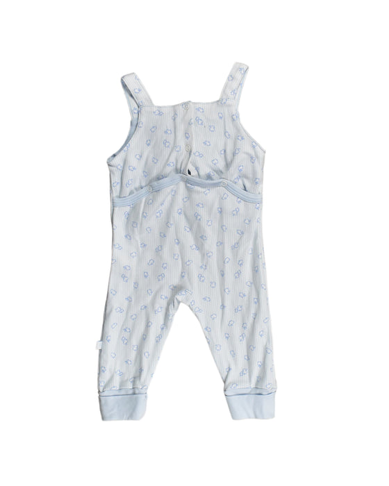 A Blue Jumpsuits from Absorba in size 3-6M for boy. (Back View)