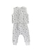 A White Pyjama Sets from Absorba in size 0-3M for boy. (Back View)