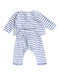 A Blue Pyjama Sets from Petit Bateau in size 3-6M for boy. (Back View)