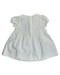A White Short Sleeve Dresses from Cyrillus in size 3-6M for girl. (Back View)