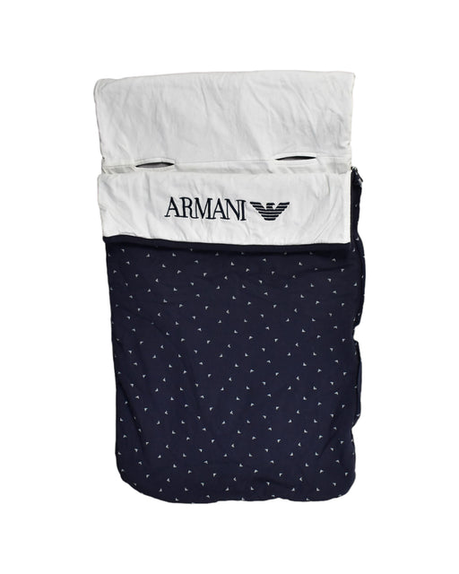 A Blue Sleepsacs from Armani in size O/S for neutral. (Front View)