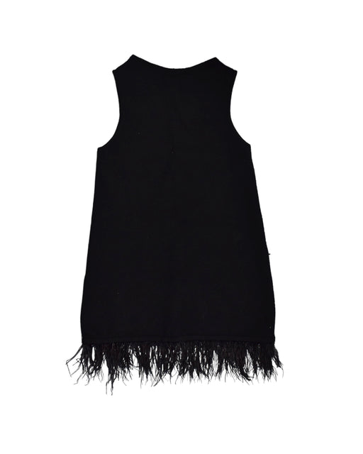 A Black Sleeveless Dresses from Milly Minis in size 5T for girl. (Front View)