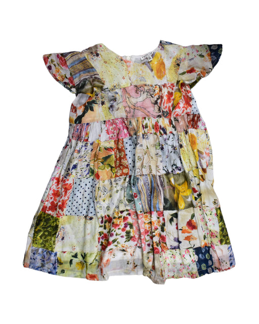 A Multicolour Short Sleeve Dresses from TWINSET in size 4T for girl. (Front View)