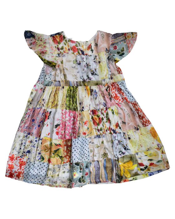 A Multicolour Short Sleeve Dresses from TWINSET in size 4T for girl. (Back View)