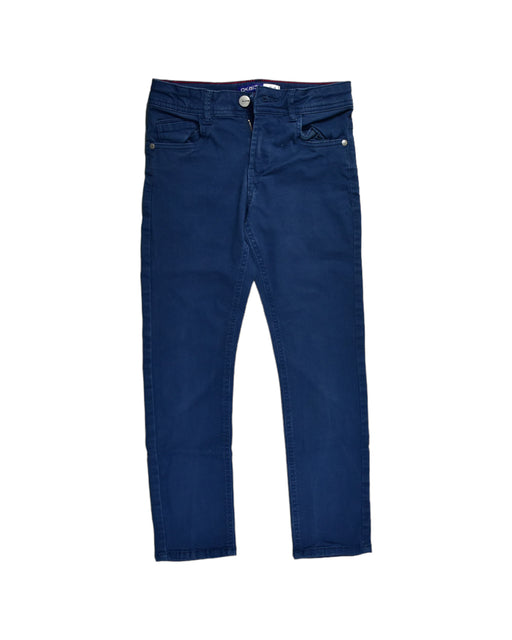 A Blue Jeans from Okaïdi in size 9Y for girl. (Front View)