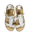 A White Sandals from Pablosky in size 10Y for girl. (Back View)