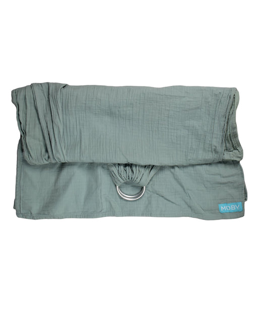 A Green Baby Carriers from Moby in size 3-6M for neutral. (Front View)