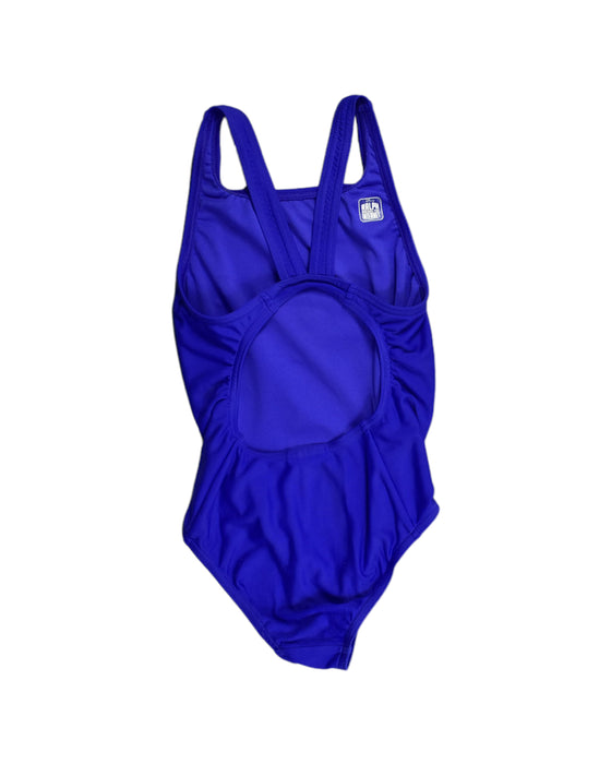 A Blue Swimsuits from Adidas in size 6T for girl. (Back View)